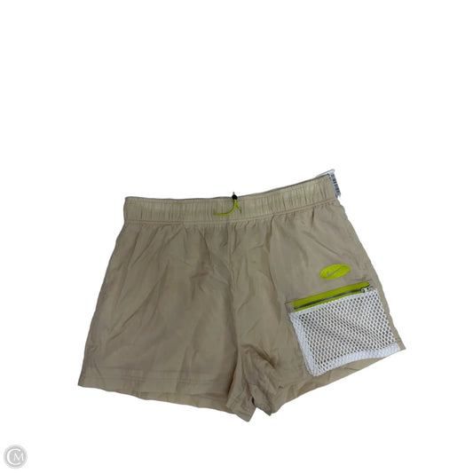 Athletic Shorts By Nike In Cream, Size: L
