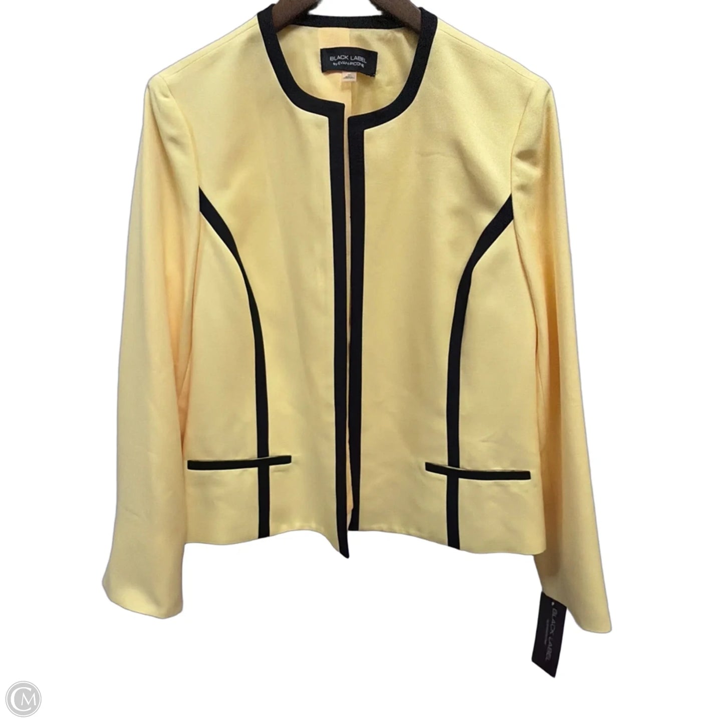 Blazer By Evan-picone In Yellow, Size: Xl