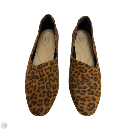 Shoes Heels Block By Clarks In Animal Print, Size: 6