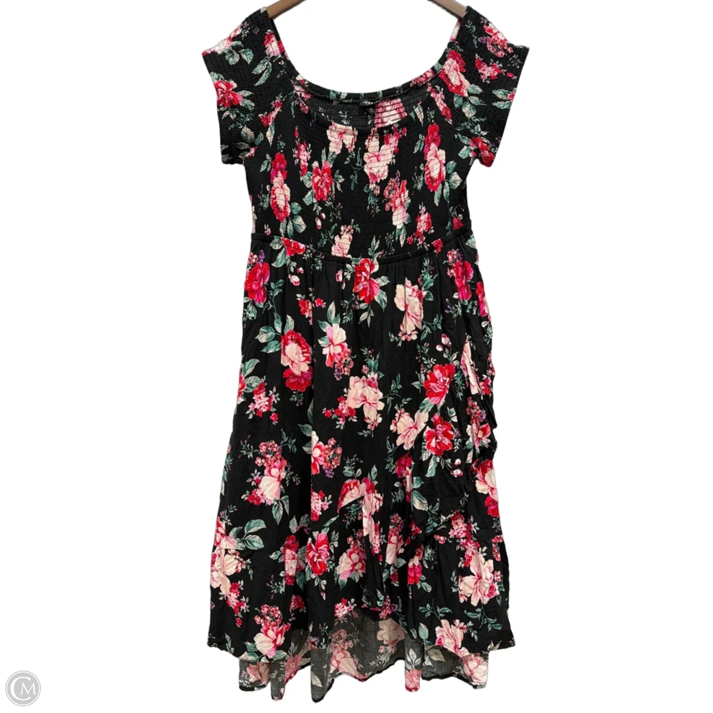 Dress Casual Midi By Torrid In Floral Print, Size: 3x
