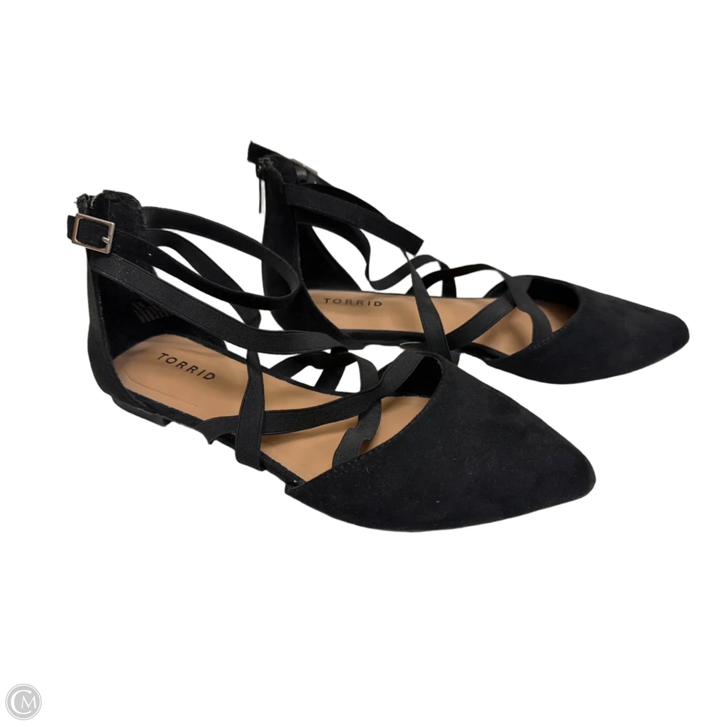 Shoes Flats By Torrid In Black, Size: 10