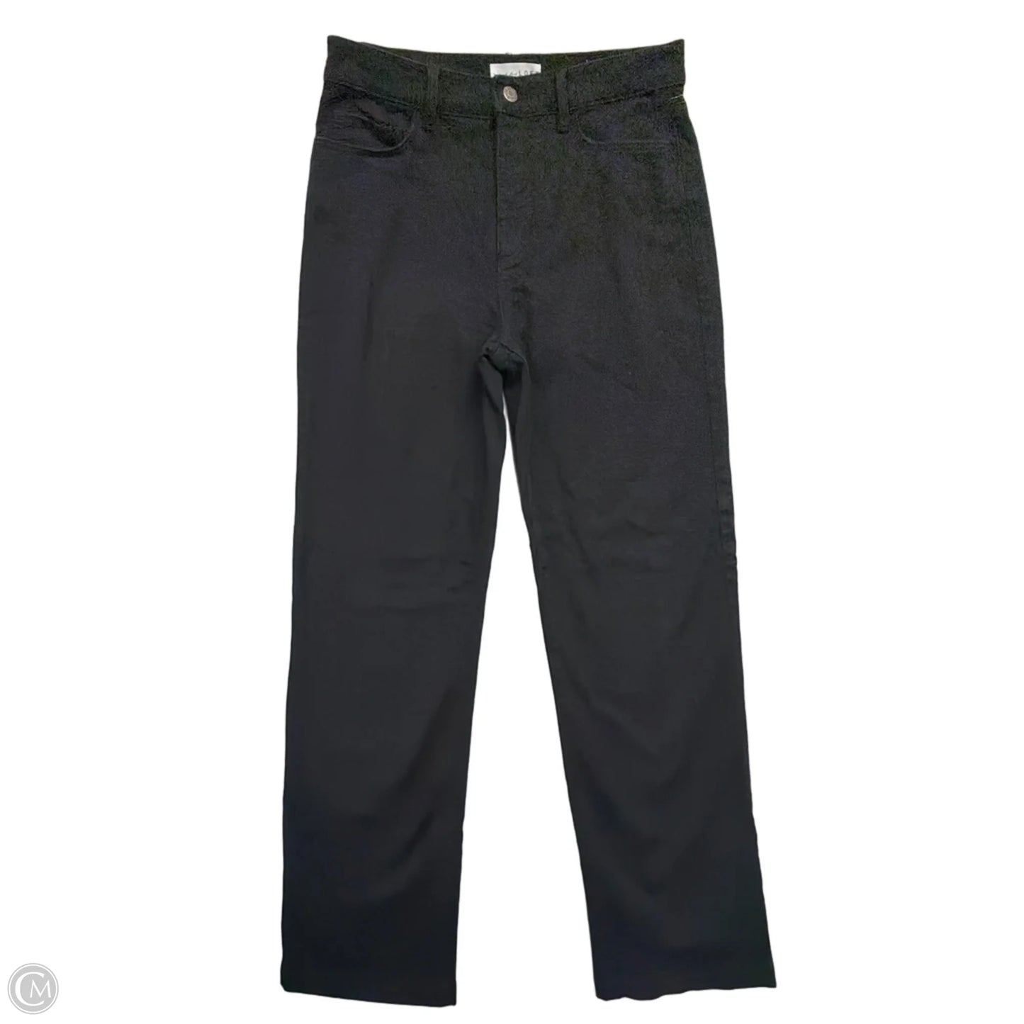 Jeans Wide Leg By Loft In Black, Size: 4