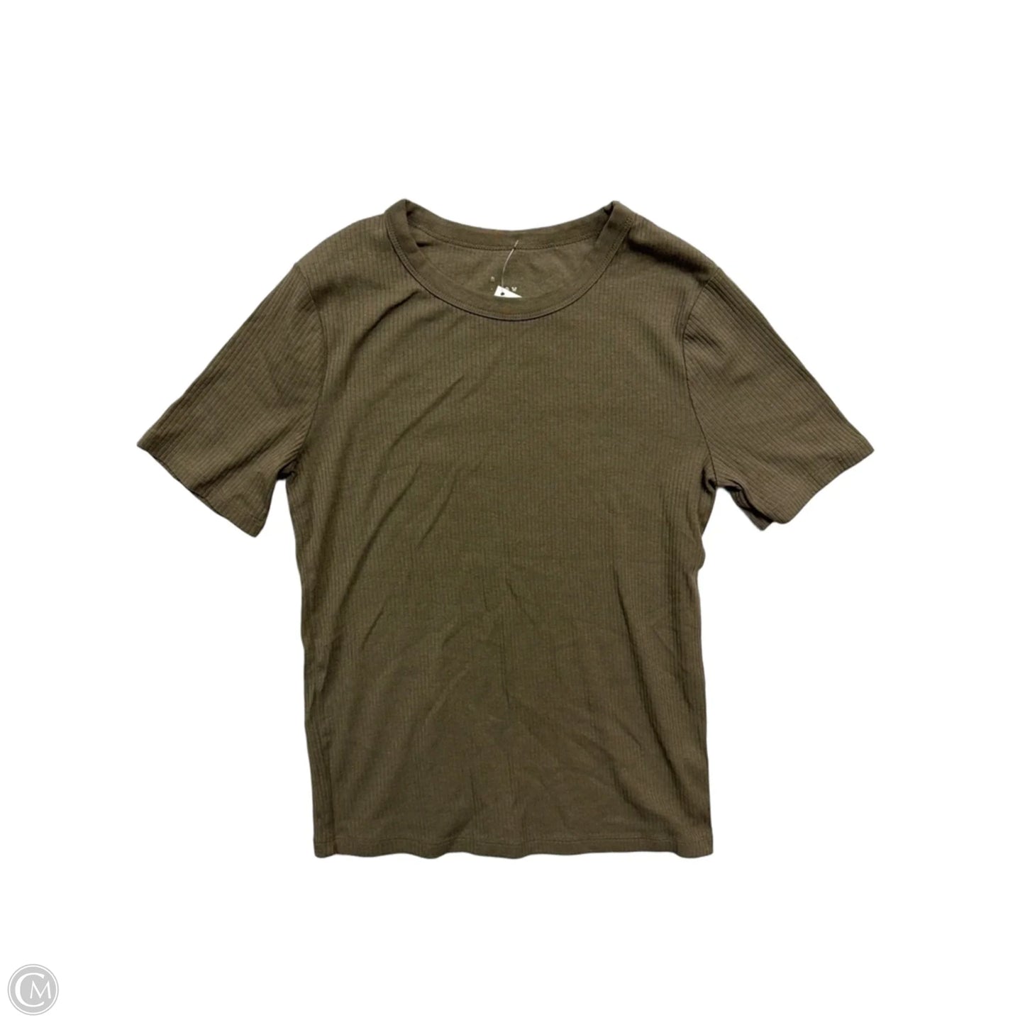 Top Short Sleeve By A New Day In Grey, Size: M