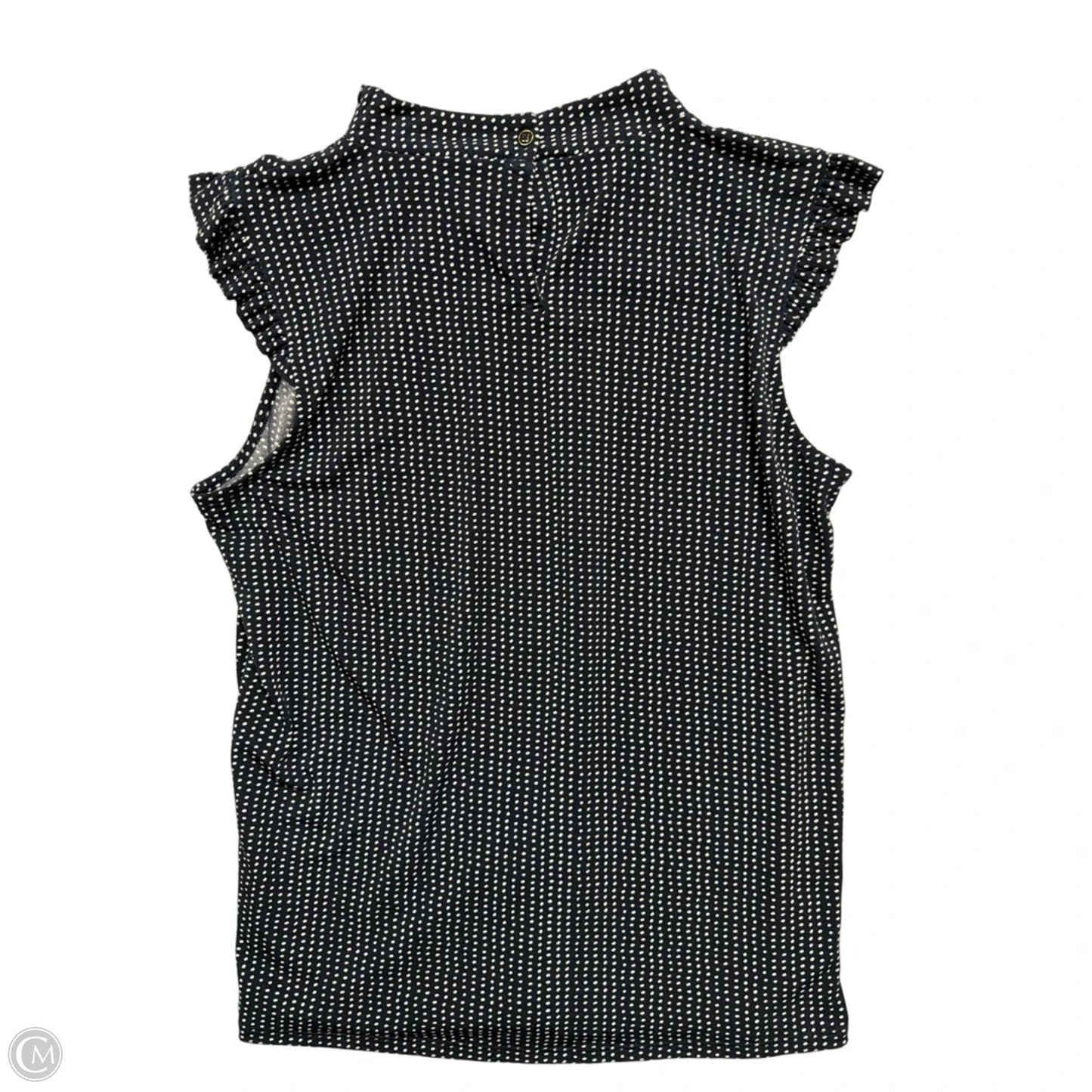 Top Sleeveless By Adrianna Papell In Polkadot Pattern, Size: M