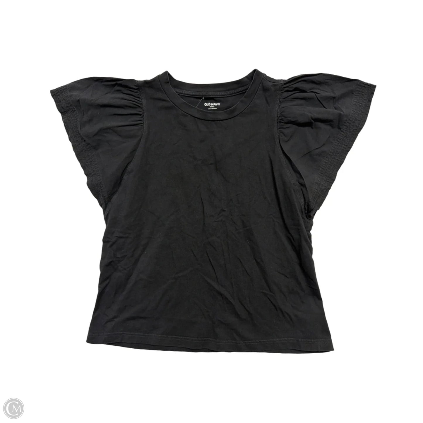 Top Short Sleeve By Old Navy In Black, Size: M