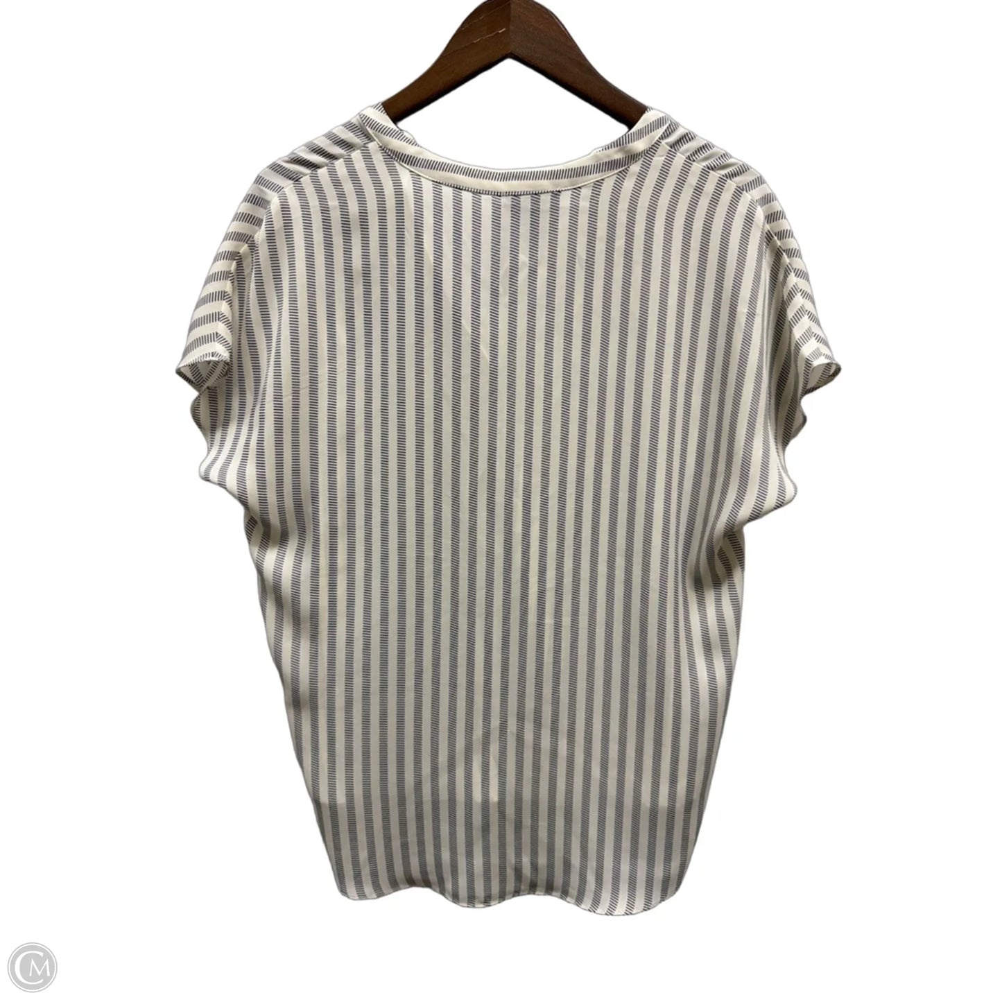 Top Short Sleeve By Jones New York In Cream, Size: M
