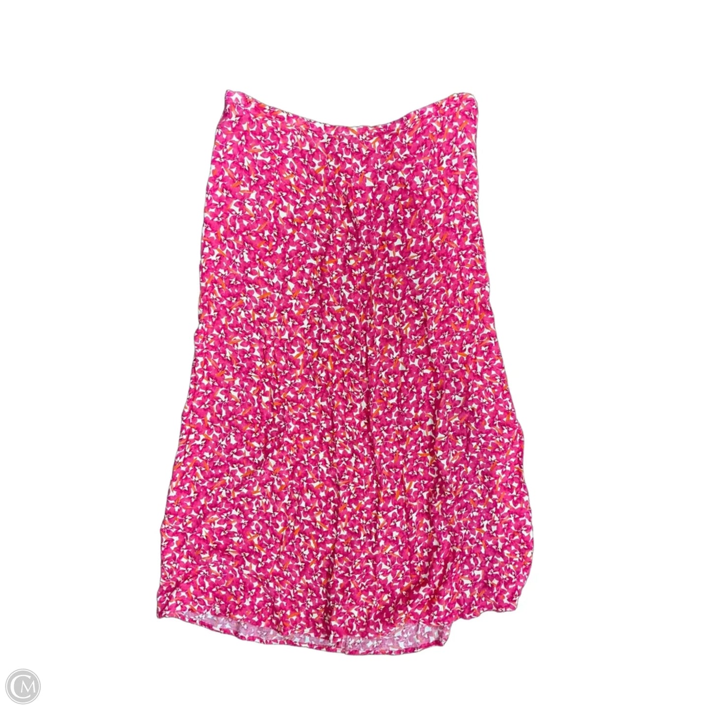 Skirt Midi By H&m In Floral Print, Size: M