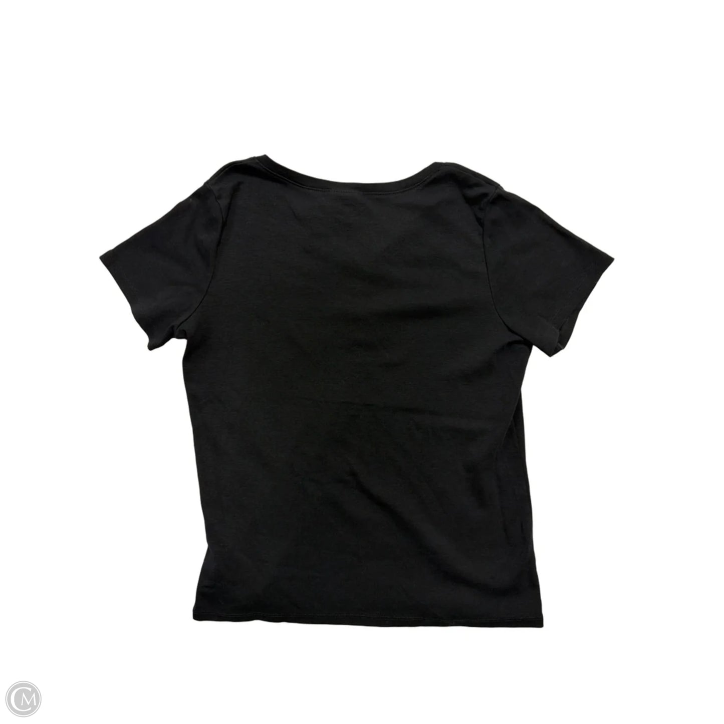 Top Short Sleeve By Style And Company In Black, Size: M