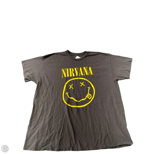 Top Short Sleeve By Clothes Mentor In Grey, Size: 2x