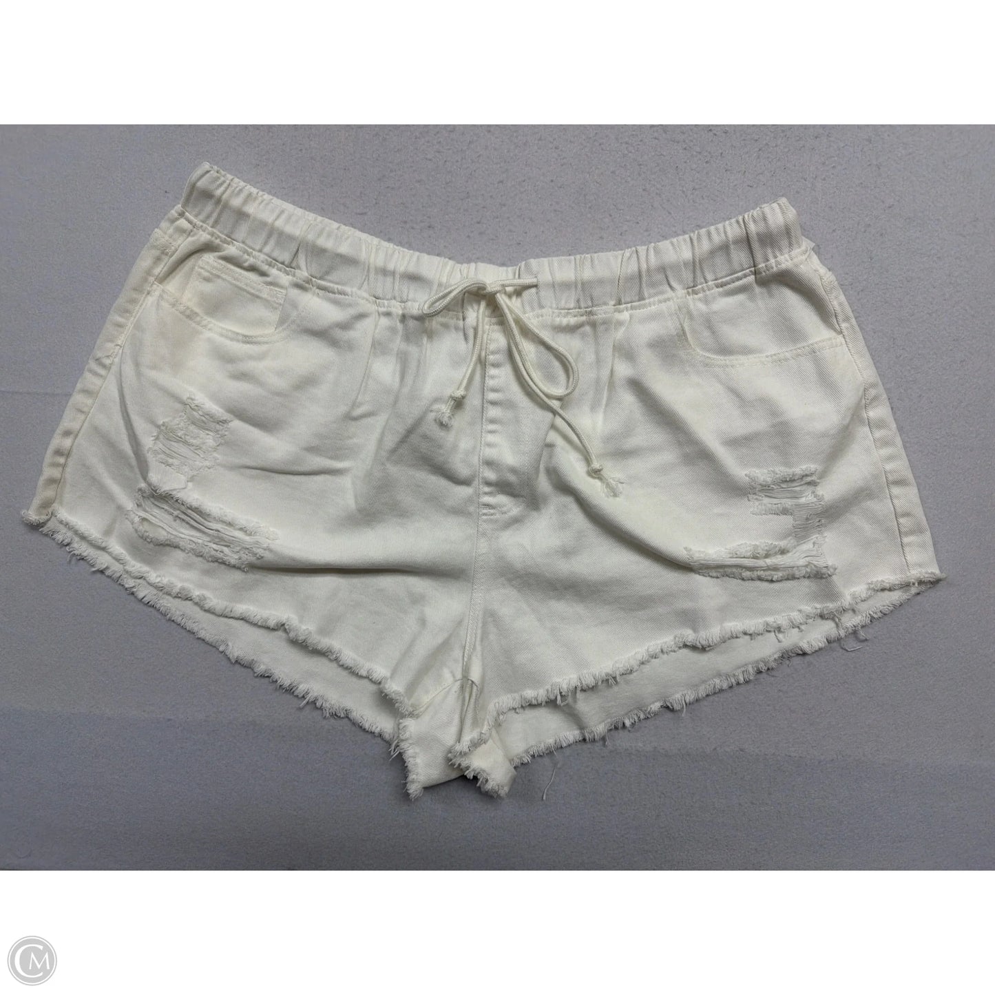 Shorts By Shein In White, Size: 30