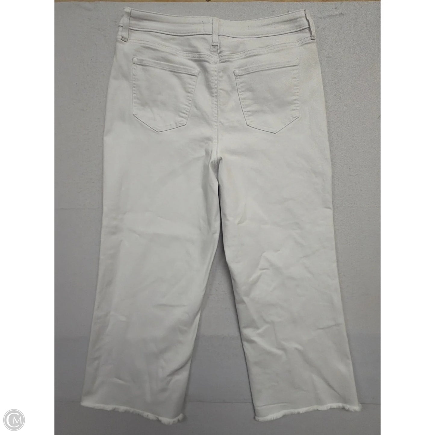 Jeans Cropped By Not Your Daughters Jeans In White, Size: 10