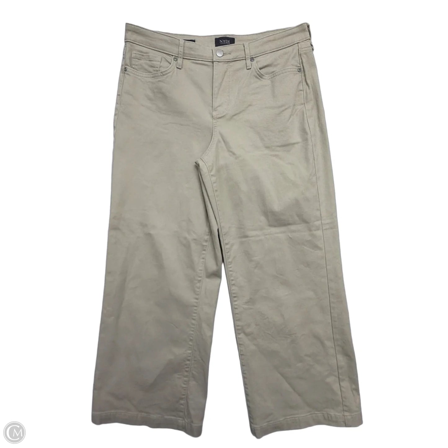Jeans Wide Leg By Not Your Daughters Jeans In Tan, Size: 10