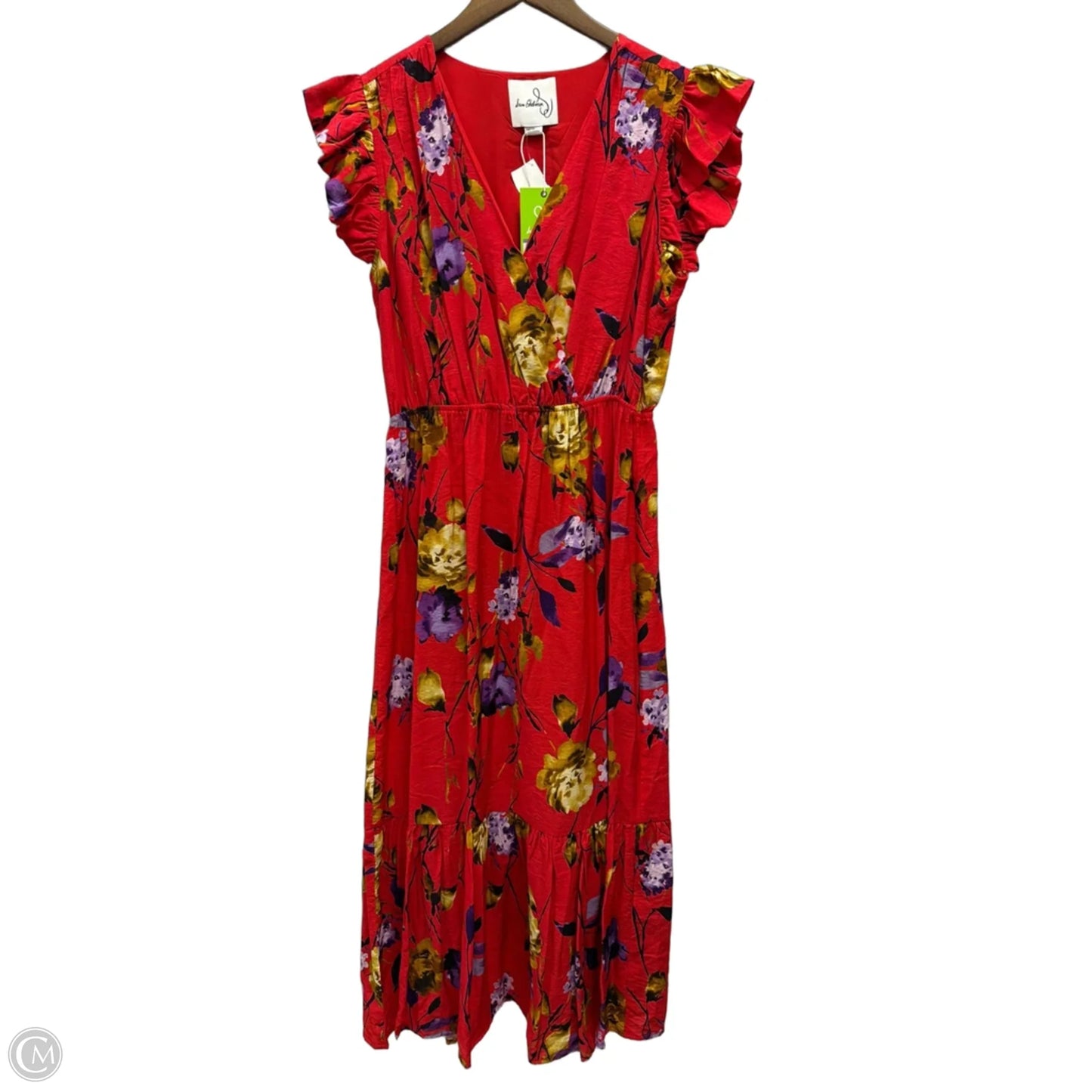 Dress Casual Maxi By Sam Edelman In Floral Print, Size: M