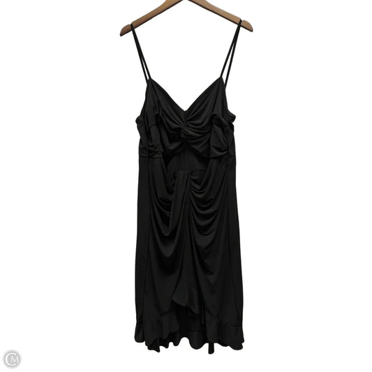 Dress Casual Midi By Eloquii In Black, Size: 1x