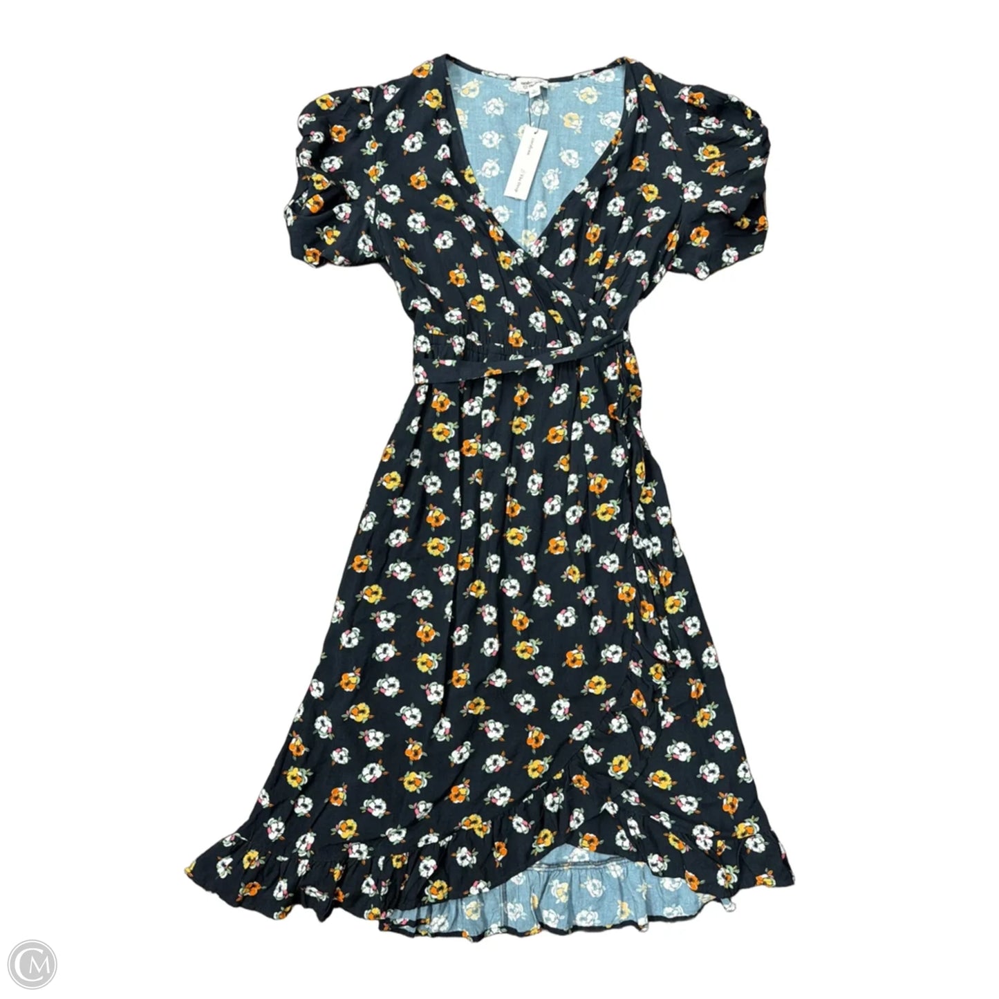 Dress Casual Midi By The Drop In Floral Print, Size: Xl
