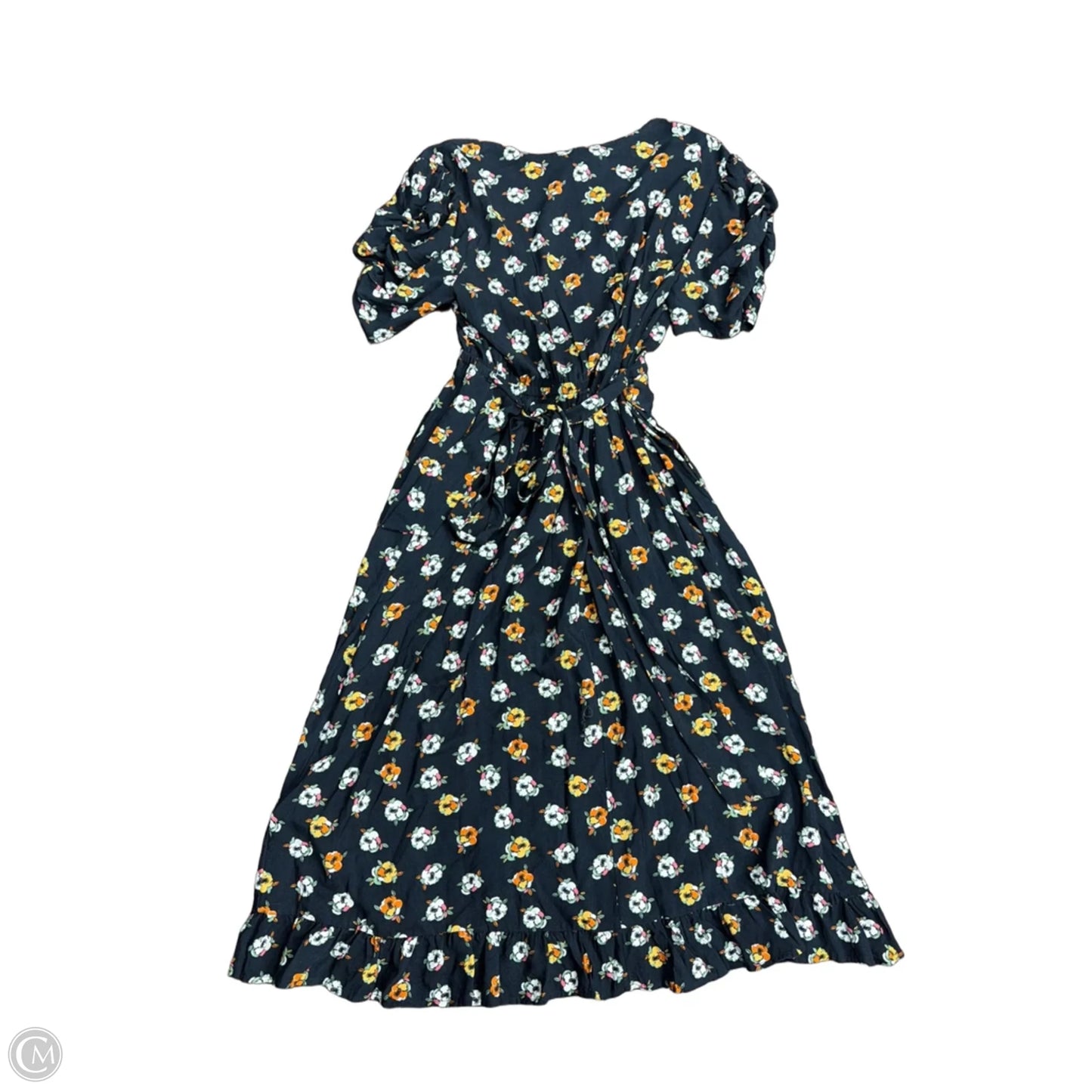 Dress Casual Midi By The Drop In Floral Print, Size: Xl