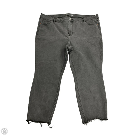 Jeans Cropped By Old Navy In Grey Denim, Size: 24