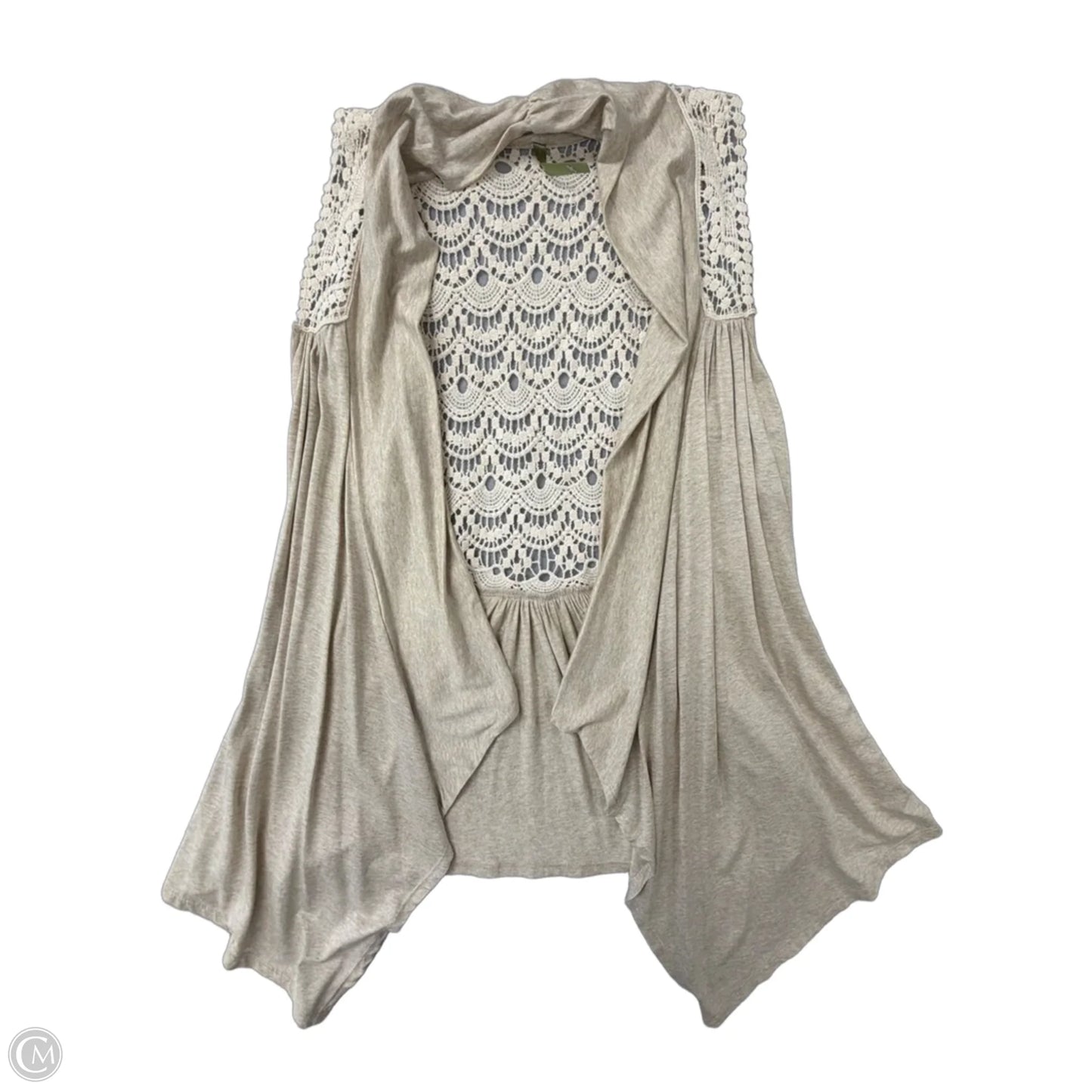 Vest Other By West Kei In Tan, Size: M