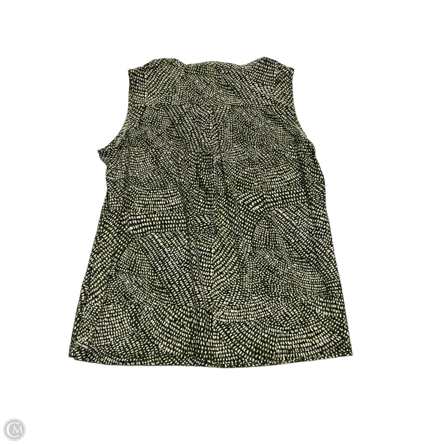 Top Sleeveless By Anne Klein In Green, Size: M