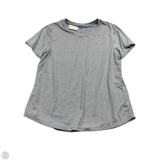 Athletic Top Short Sleeve By Jockey In Purple, Size: L