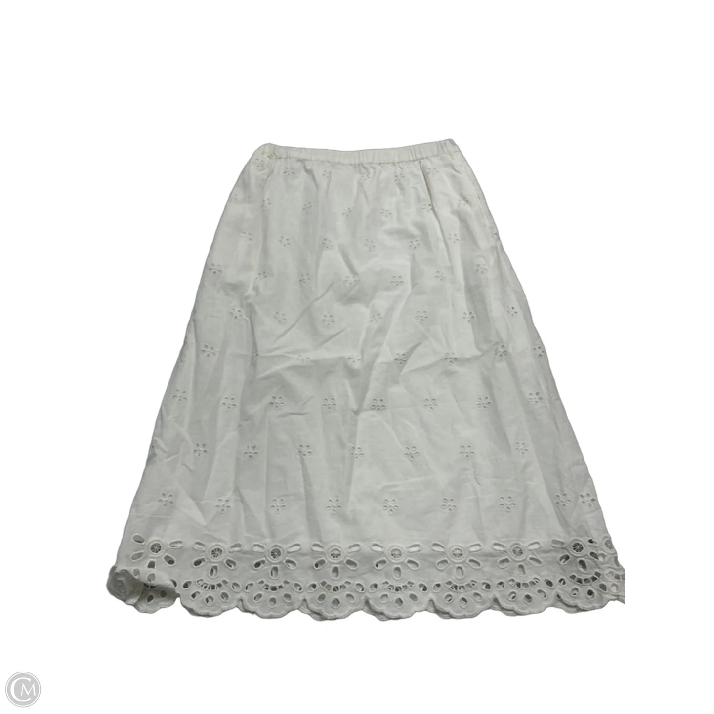 Skirt Midi By Old Navy In White, Size: S
