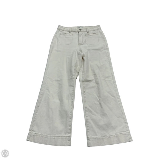 Jeans Wide Leg By Sonoma In Cream, Size: 6