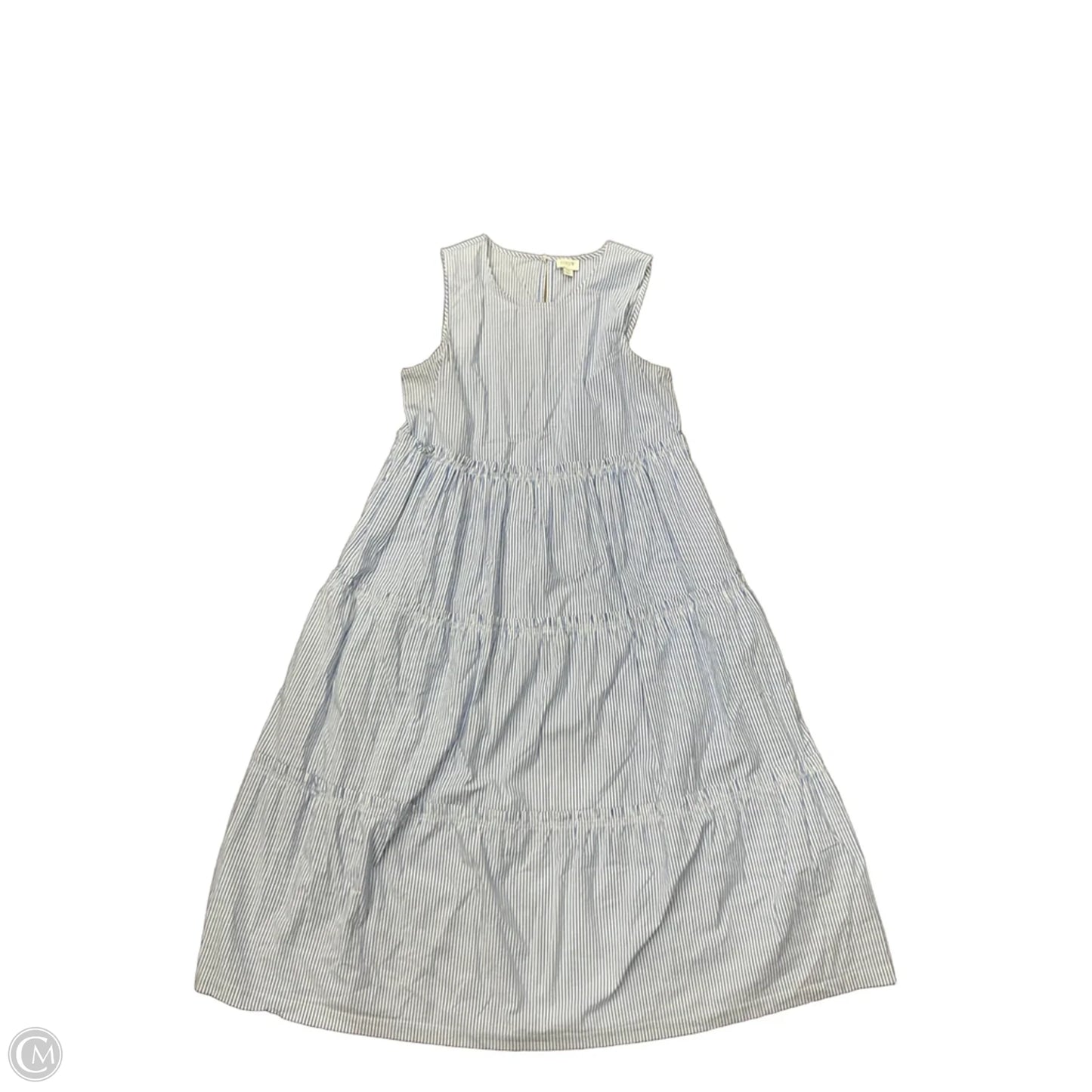 Dress Casual Maxi By J. Crew In Striped Pattern, Size: M