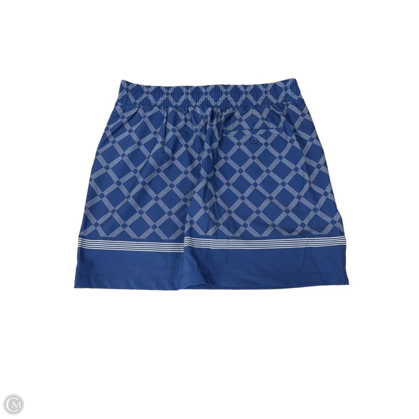 Athletic Skort By Kyodan In Blue & White, Size: S