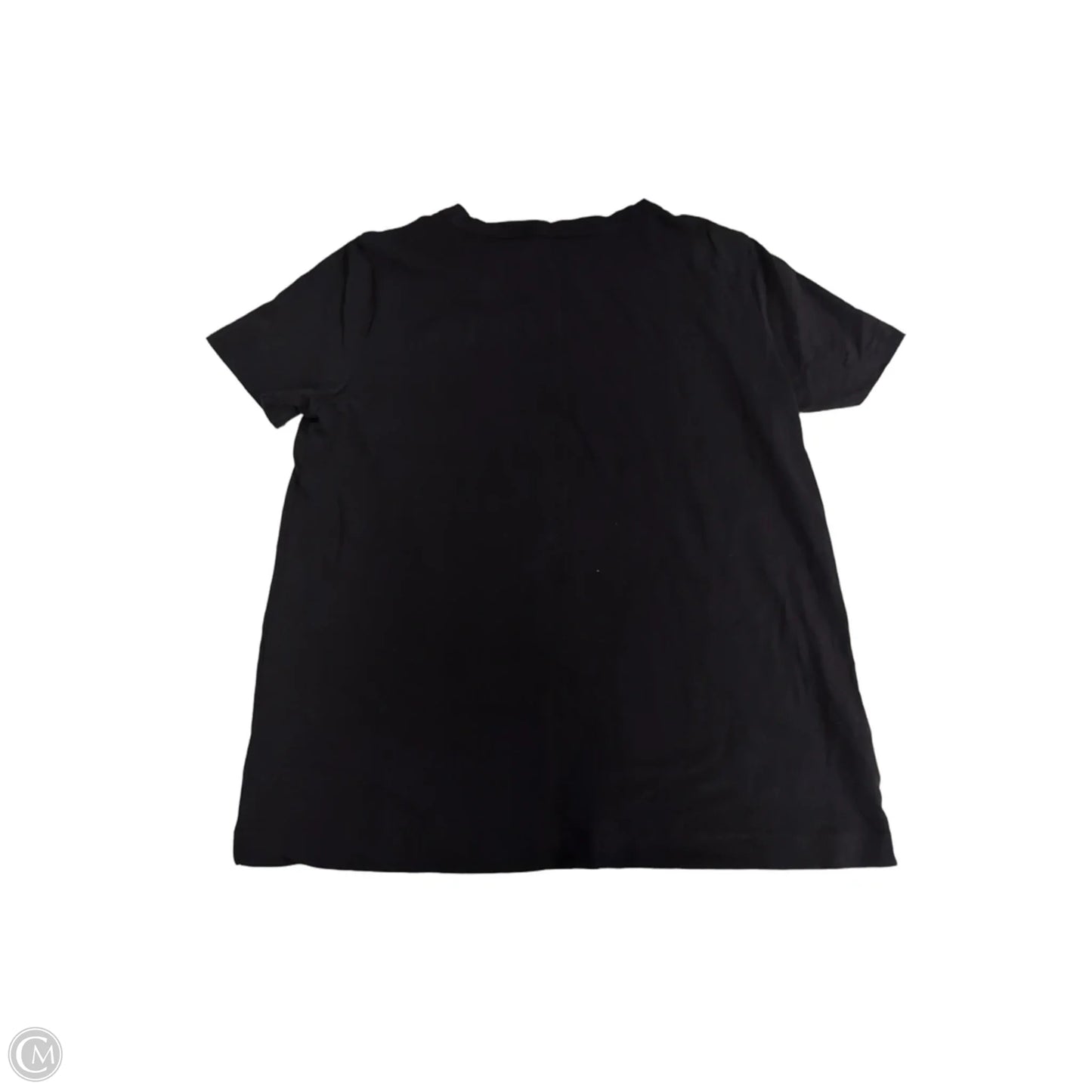 Top Short Sleeve By Loft In Black, Size: M