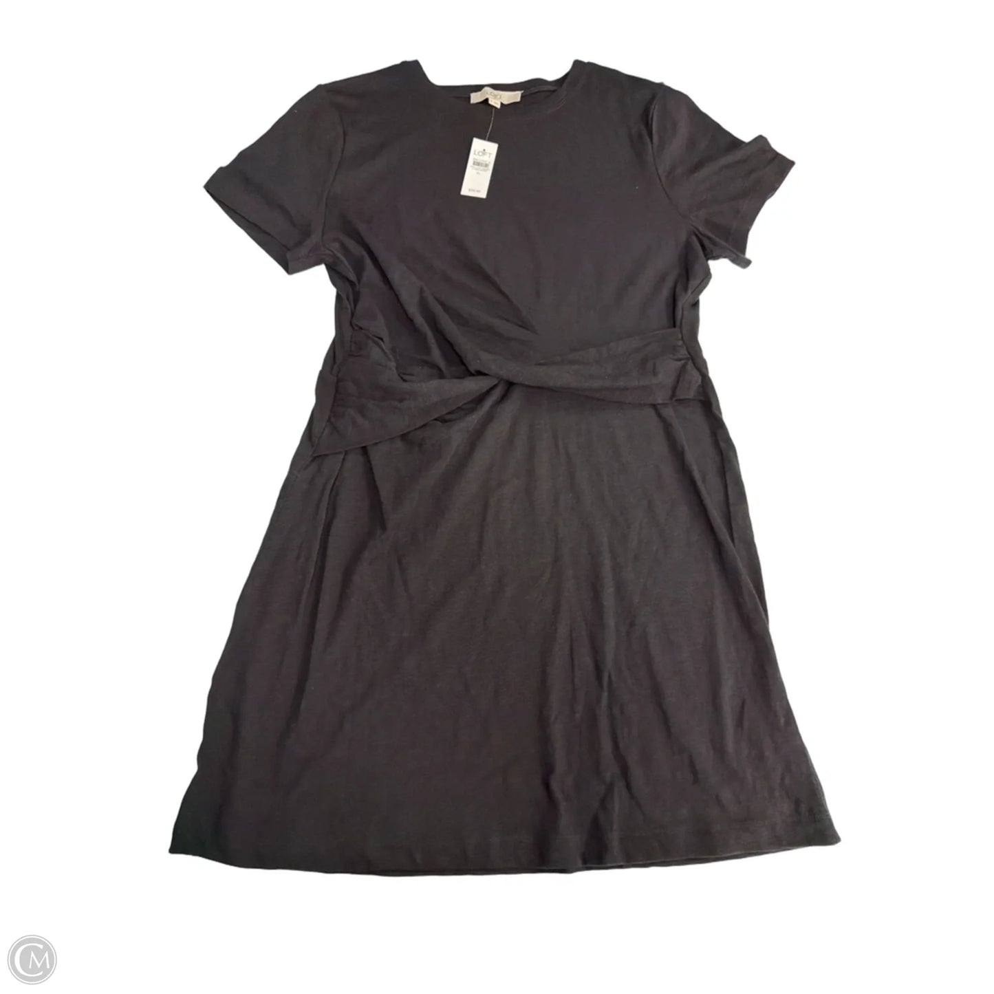 Dress Casual Midi By Loft In Black, Size: Xl