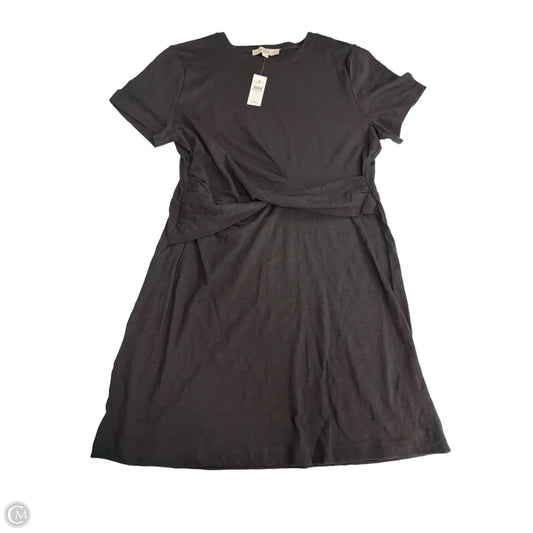 Dress Casual Midi By Loft In Black, Size: Xl