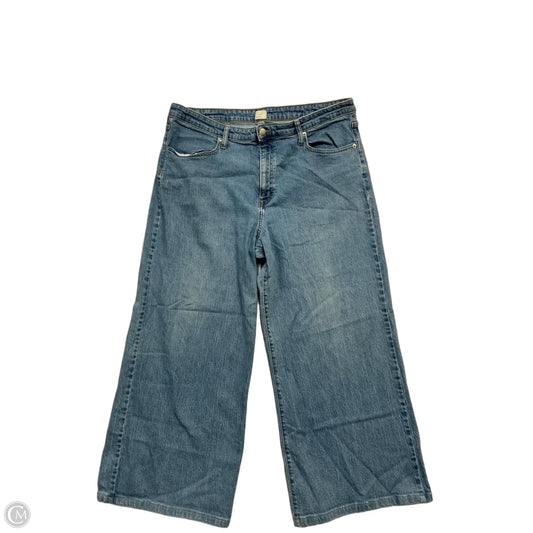 Jeans Wide Leg By A New Day In Blue Denim, Size: 18