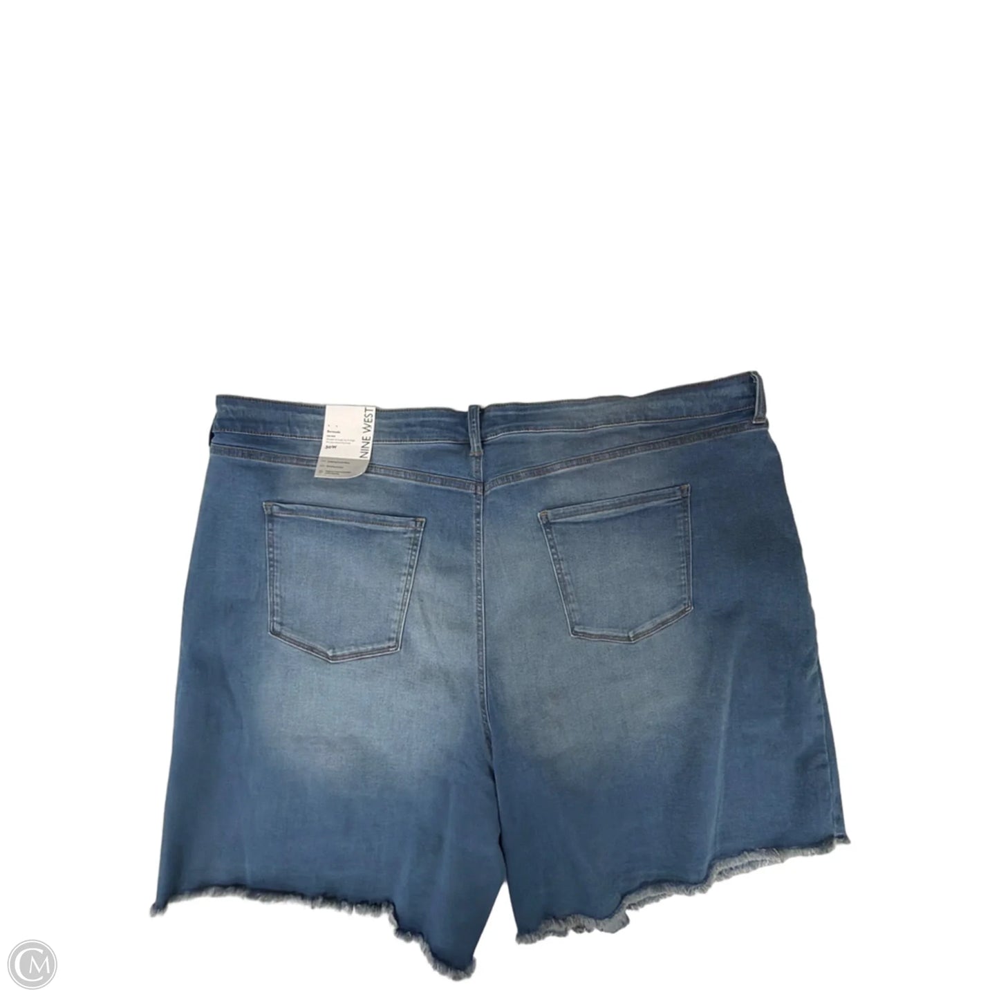 Shorts By Nine West In Blue Denim, Size: 30