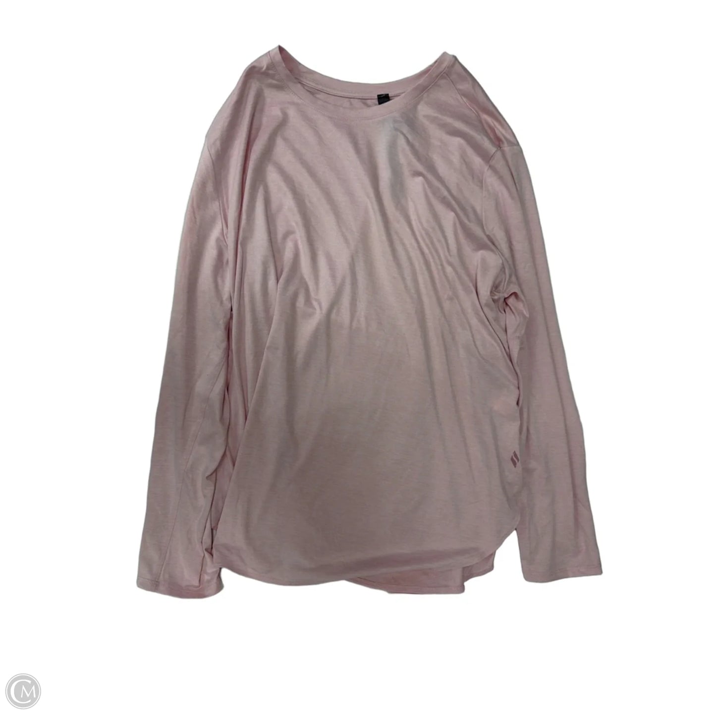 Athletic Top Long Sleeve Crewneck By Skechers In Pink, Size: 2x