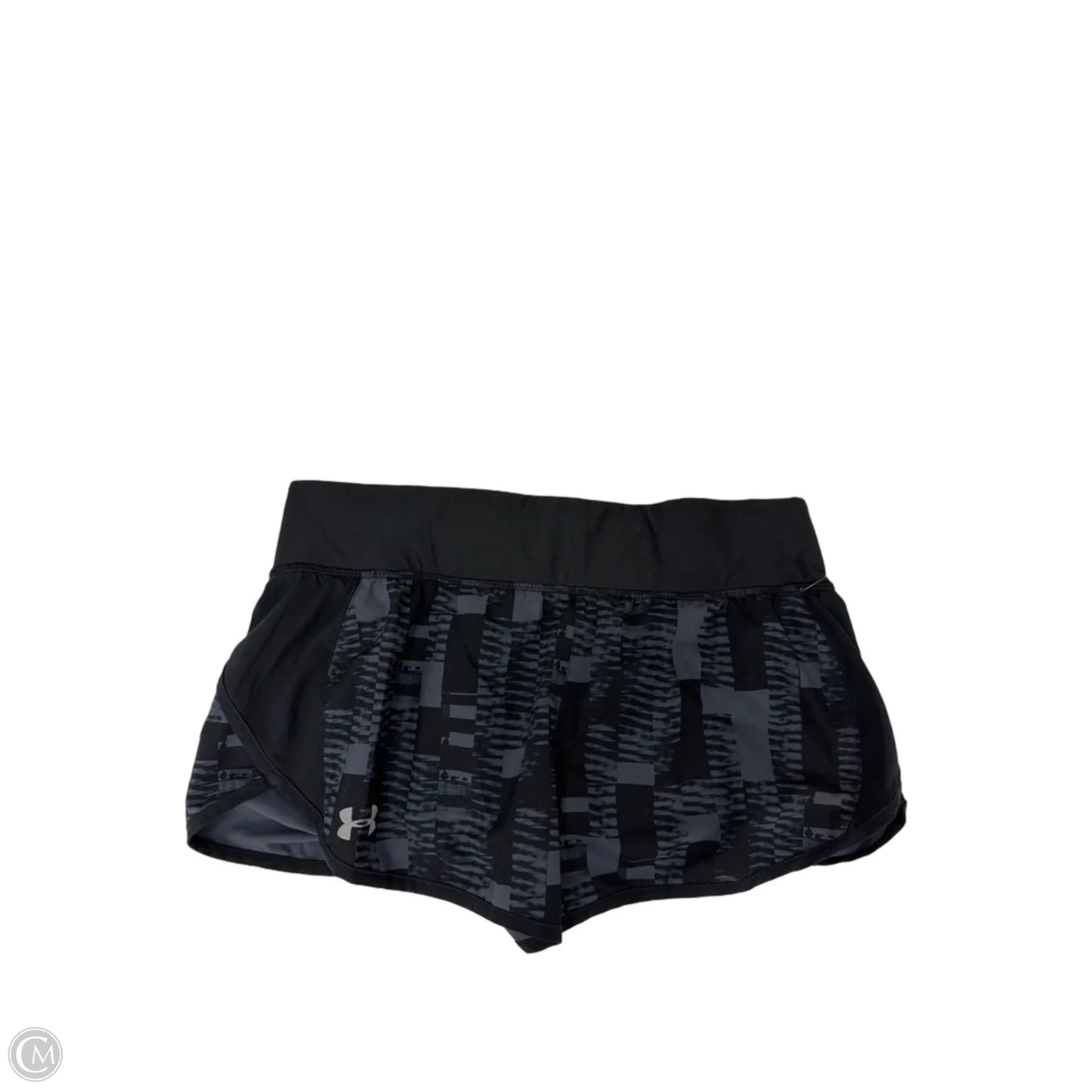 Athletic Shorts By Under Armour In Black & Grey, Size: M