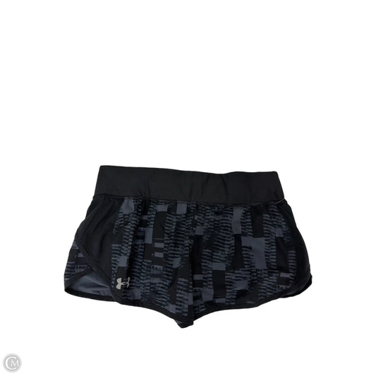 Athletic Shorts By Under Armour In Black & Grey, Size: M