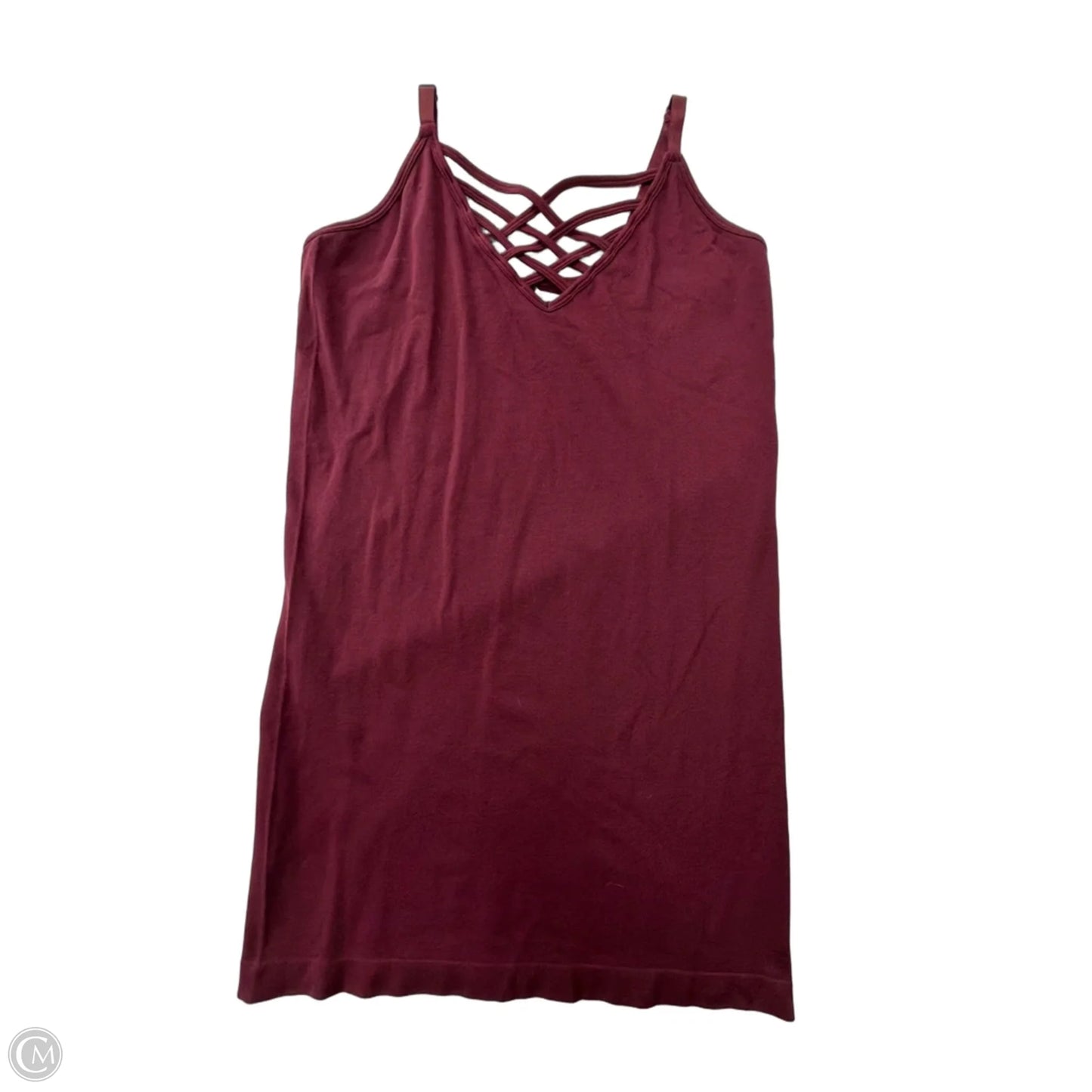 Top Cami By Zenana Outfitters In Maroon, Size: 1x