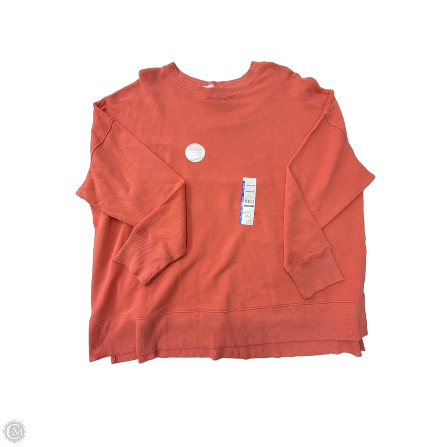 Top Long Sleeve By Time And Tru In Coral, Size: 3x