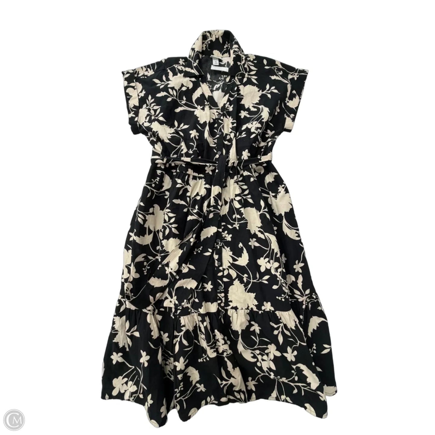 Dress Casual Midi By Ava & Viv In Floral Print, Size: 1x
