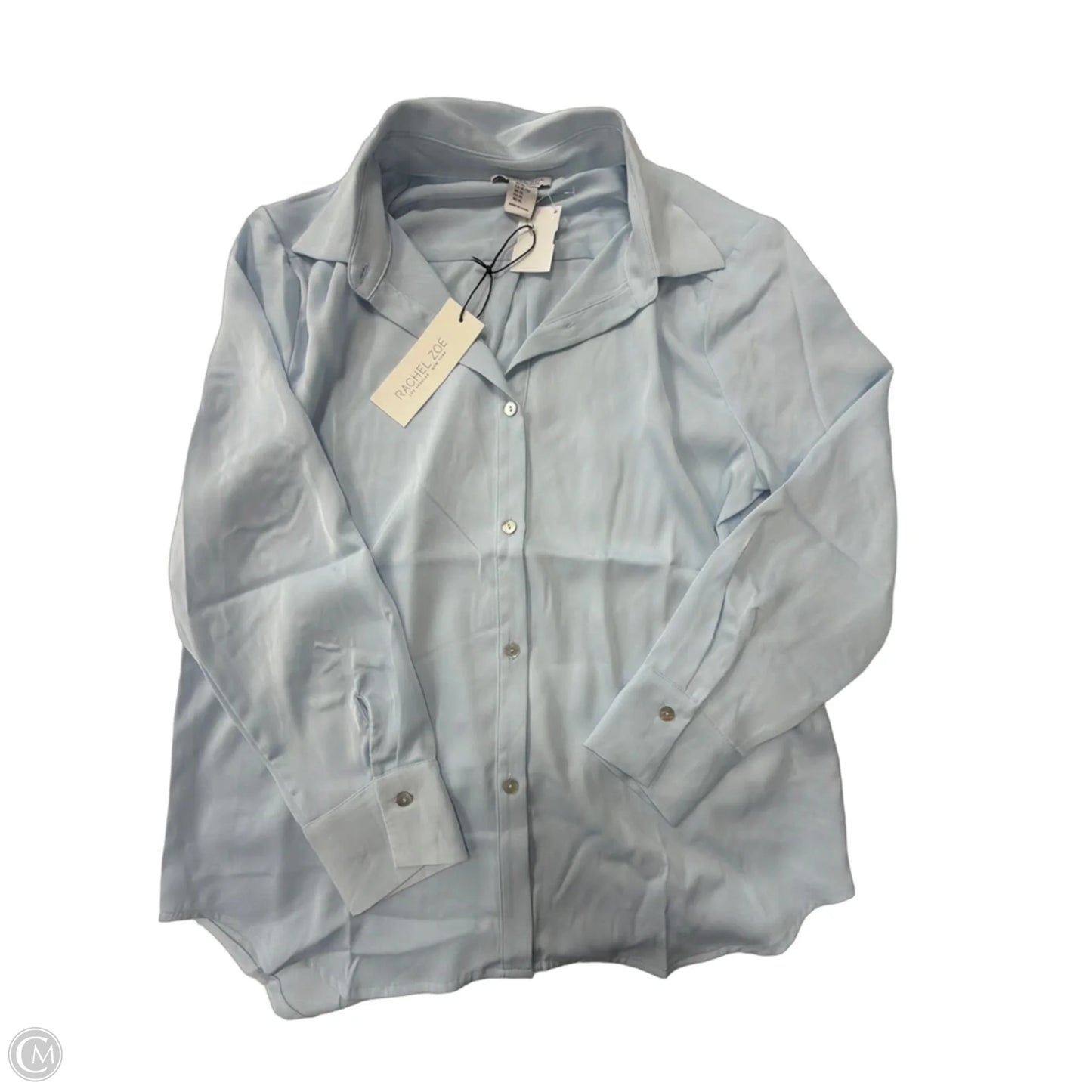 Top Long Sleeve By Rachel Zoe In Blue, Size: Xl