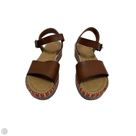 Sandals Flats By Blowfish In Brown & Red, Size: 8.5