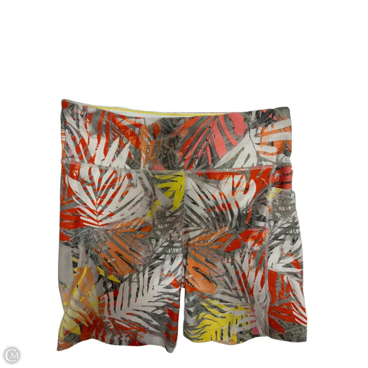 Athletic Shorts By Calvin Klein In Tropical Print, Size: L