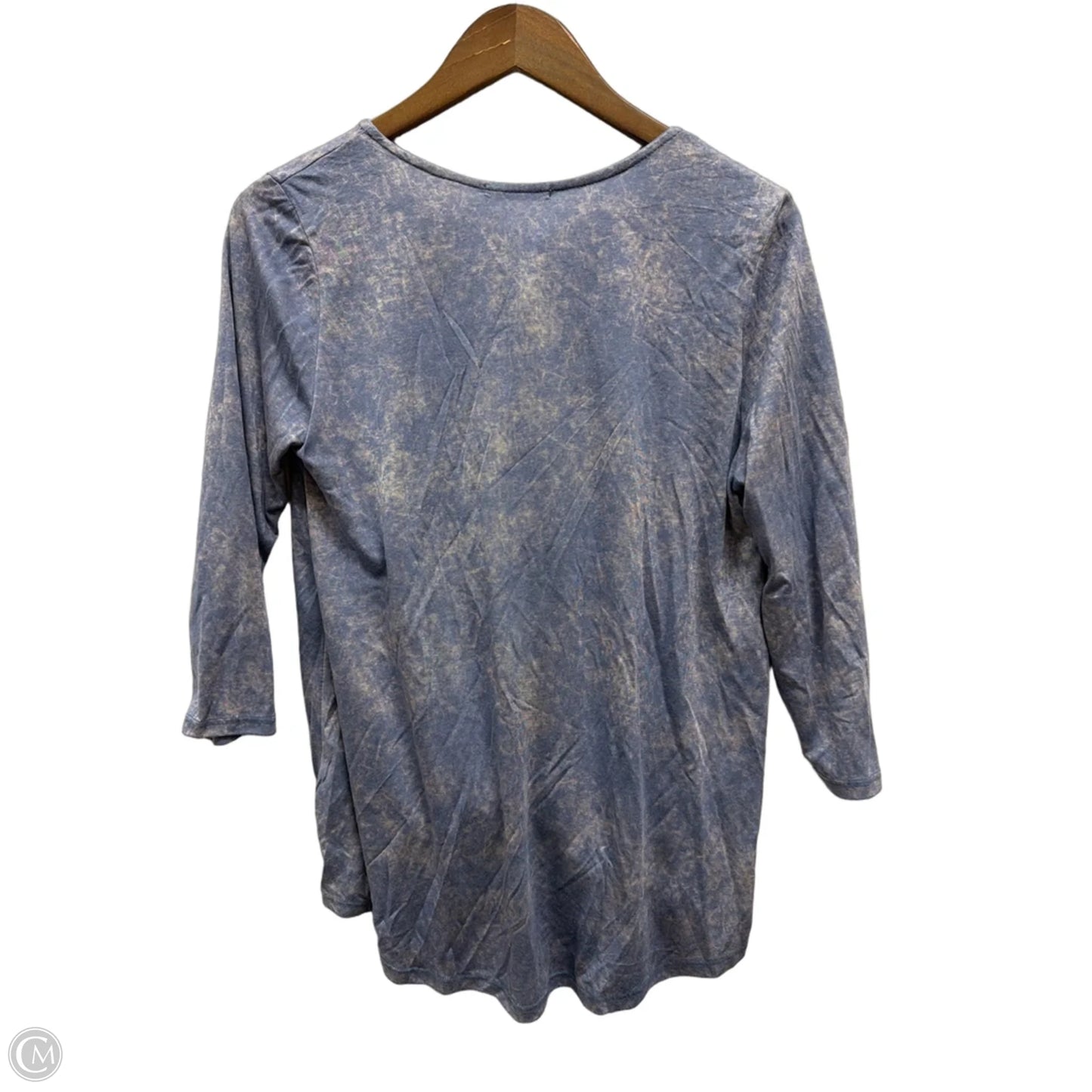 Top Long Sleeve By Clothes Mentor In Blue, Size: L