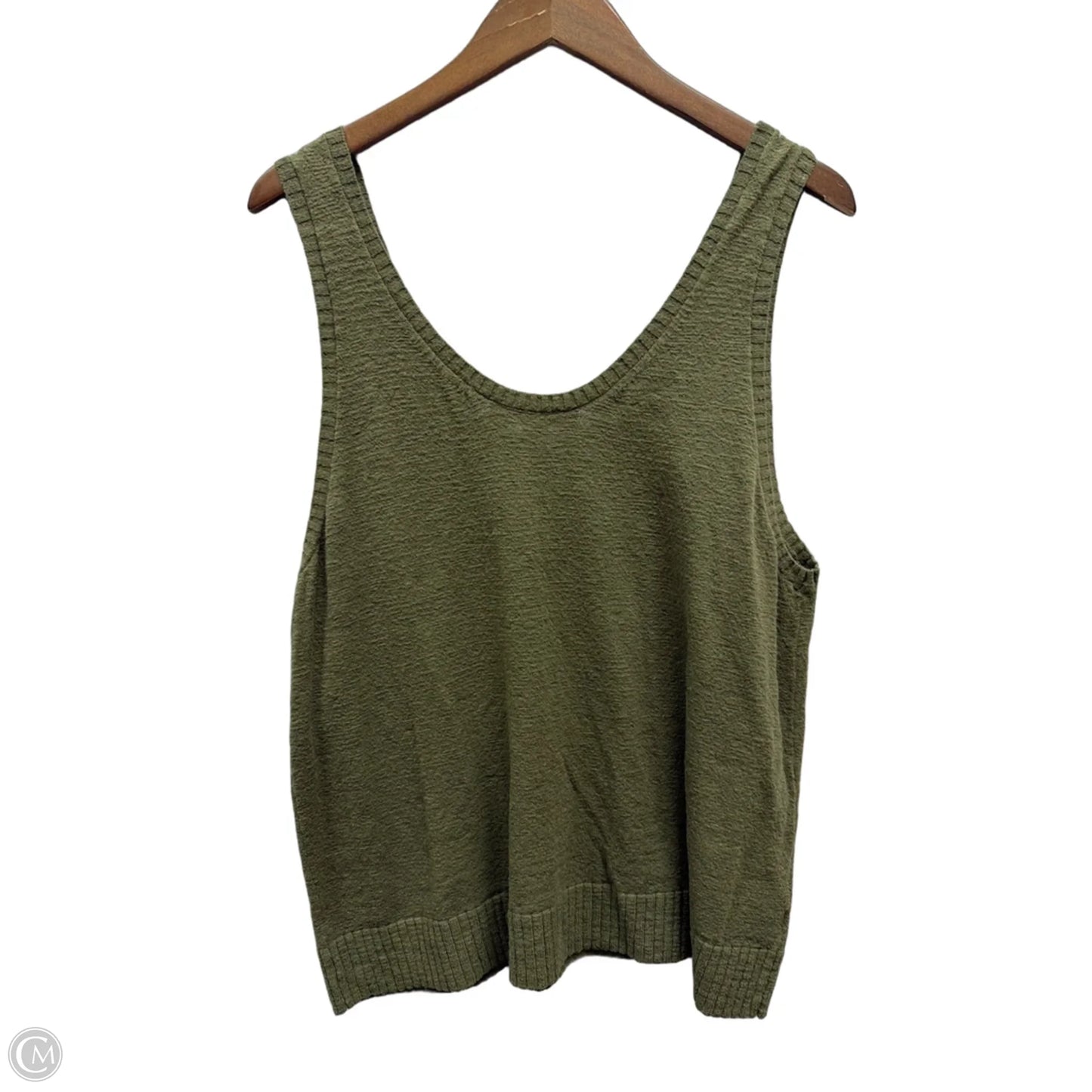 Tank Top By Loft In Green, Size: 1x