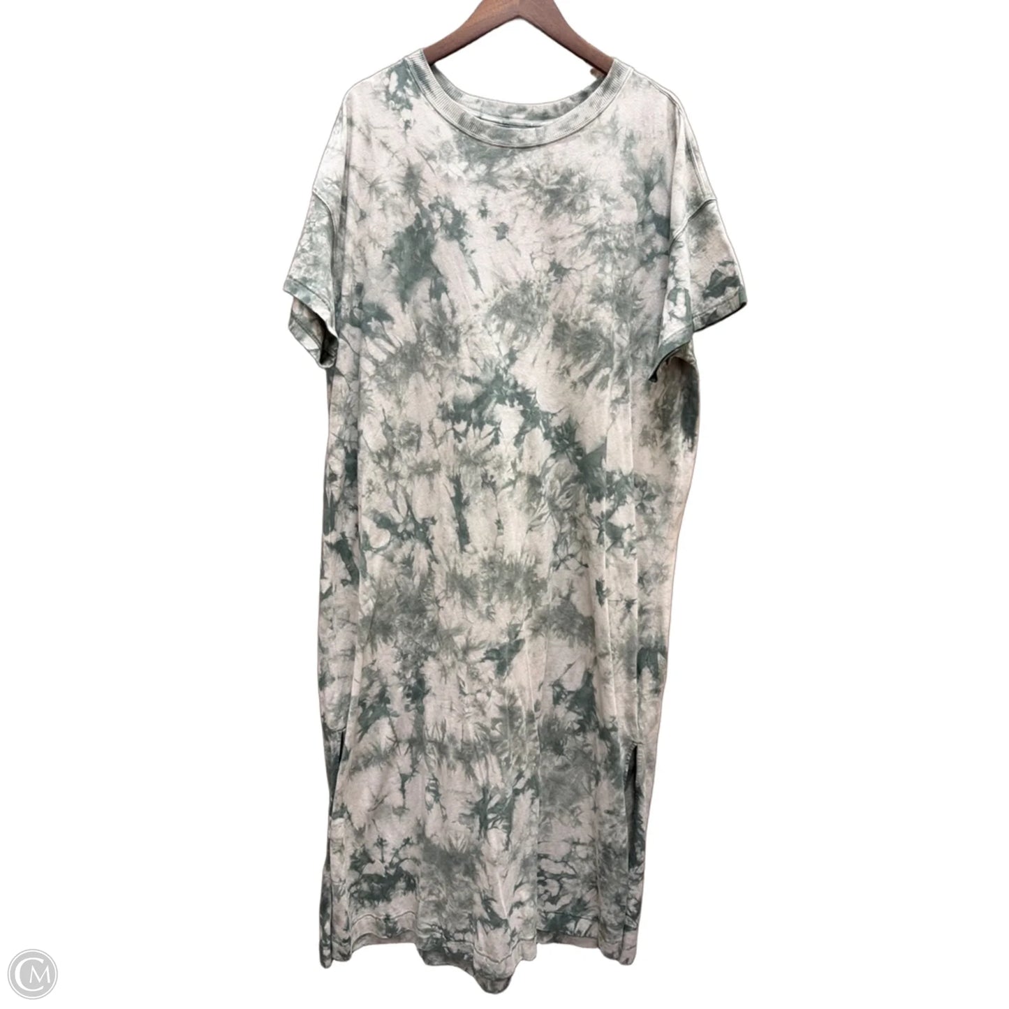 Dress Casual Midi By Old Navy In Tie Dye Print, Size: 1x