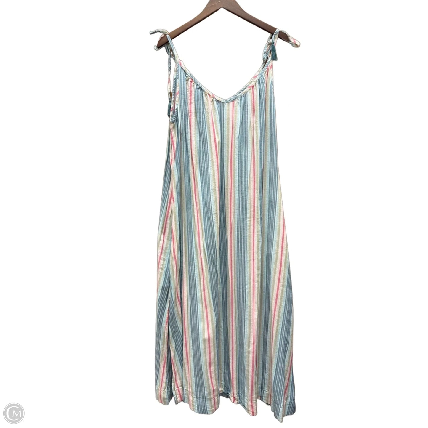 Dress Casual Maxi By Old Navy In Striped Pattern, Size: Xl