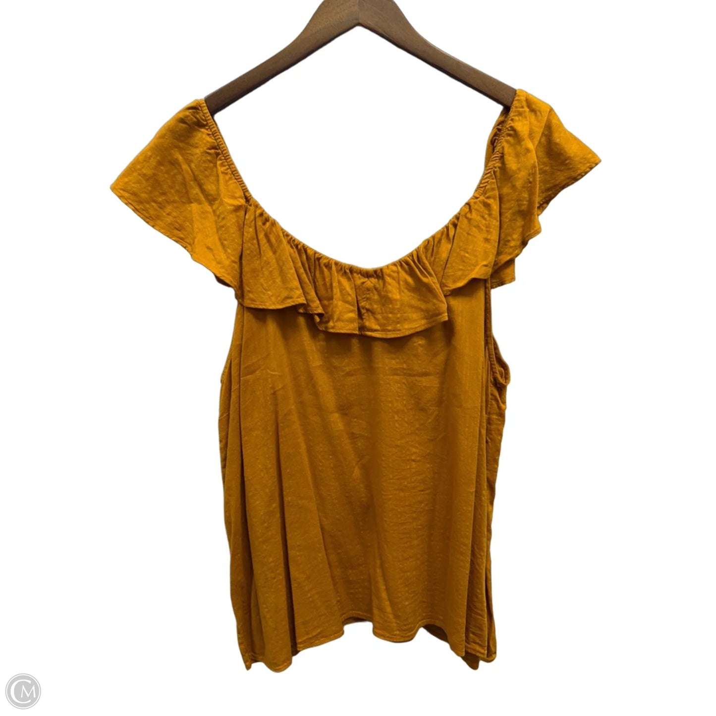 Top Sleeveless By Old Navy In Orange, Size: 1x