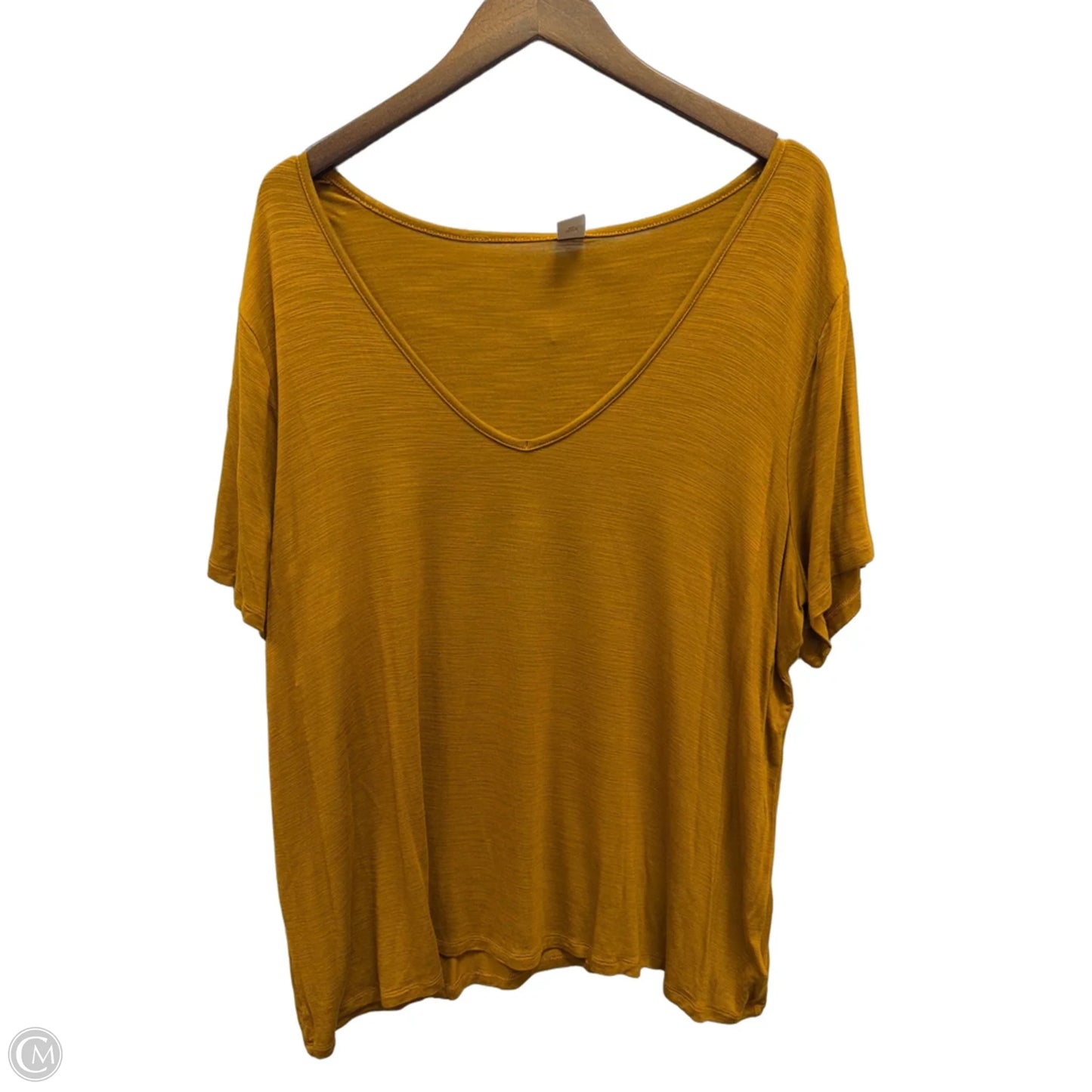 Top Short Sleeve By Old Navy In Brown, Size: 1x