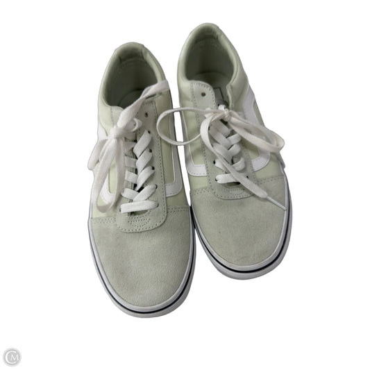 Shoes Sneakers By Vans In Green, Size: 7.5
