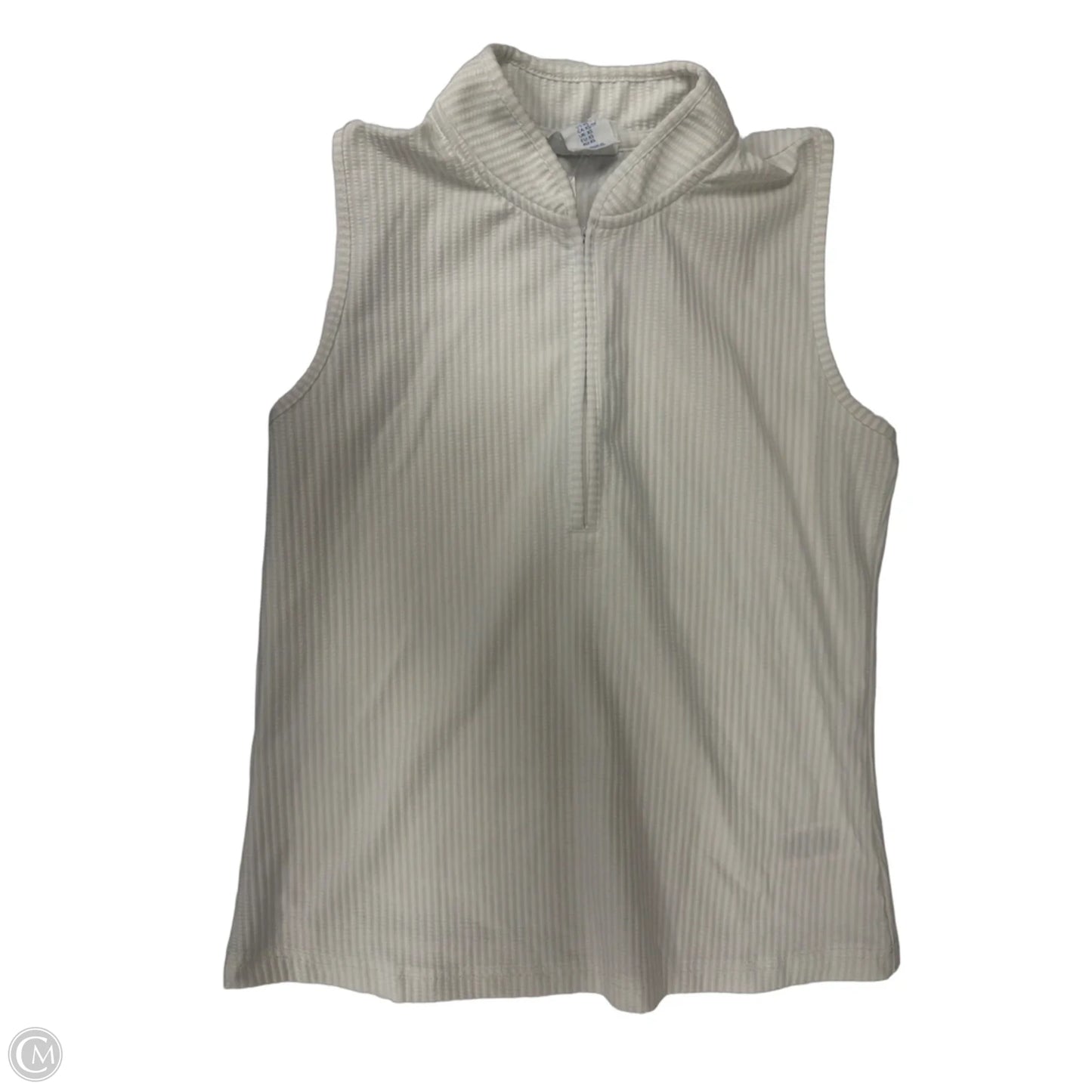 Athletic Tank Top By Sigrid Olsen In White, Size: Xs